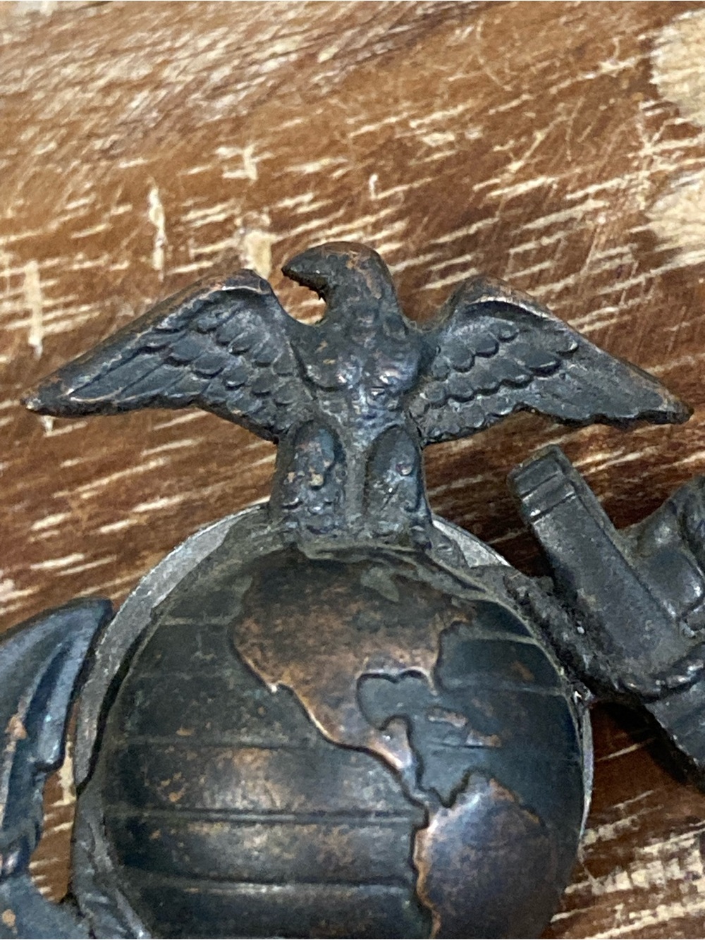 USMC Eagle Globe & Anchor Metal Hat Pin - Picture 5 of 16